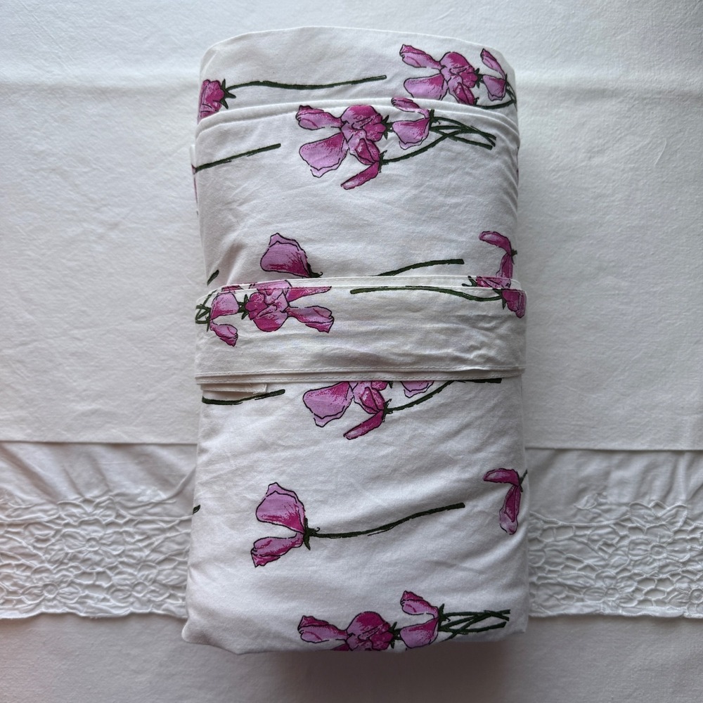 Their Nibs Grandma Robe Terry Lined Cotton Poppy Floral Wrap Belted S Womens - Picture 16 of 16